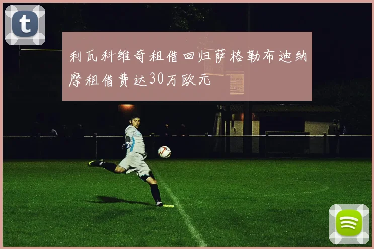 利瓦科维奇租借回归萨格勒布迪纳摩租借费达30万欧元